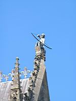 Reims - Cathedrale - Statue archer